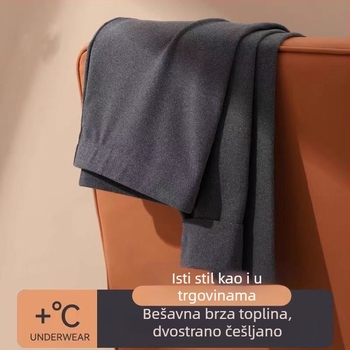 Muške De Velvet termo hlače s flis podstavom, 100% poliester, 201–250 g/m2 debljina, bez šavova