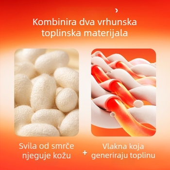 Unisex termo hlače s flisom za zimu, poliester tkanina, 90–95% poliester, debljina 201–250 g/m2