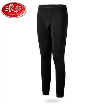 Muške pamučne termalne hlače za jesen-zimu, jednobojne, jednovrstne, skraćena duljina, srednja gustoća vlakna