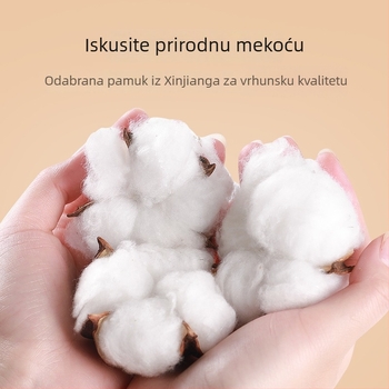 Unisex pamučni termalni komplet s kapuljom, dugim rukavima, okruglim izrezom, bez šavova