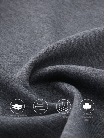 Muški sportski kaput, slobodan kroj, stojeći ovratnik, zatvarač, poliester 94%+