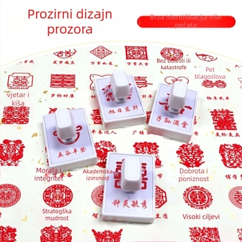 Prilagođena kineska pečat – ručna izrada, plastični materijal, poklon za parove i prijatelje