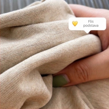 Unisex termo donje rublje od poliestera s Veluru unutrašnjosti, gornji dio s okruglim ovratnikom i dugi rukavi, hlače, 251–300 g/m², jednovrstan sloj, antistatičan i topao