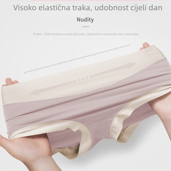 Modal donje gaćice za žene s visokim strukom i kontrolom trbuha, prozračne i antibakterijske, pleteni materijal, podstava 95–100% regenerirane celuloze