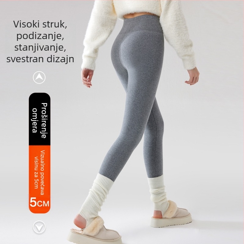 Pamukaste tajice s flis podstavom, debele, visoka elastičnost, zadržavaju toplinu