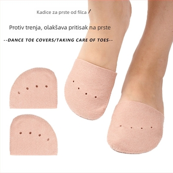 Filcne prstene kapice za baletne cipele – mekani zaštitnici prednjeg dijela stopala; materijal: filc; model: filc kapsice za prste; stil: pointe pokrivanje; pogodno za tenisice, casual cipele, tople cipele