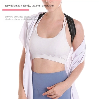 Korektor držanja za leđa - prilagodljiv model JZD-3107, najlon, korekcija držanja leđa, za leđa, pogodno za fitness i njegu zdravlja