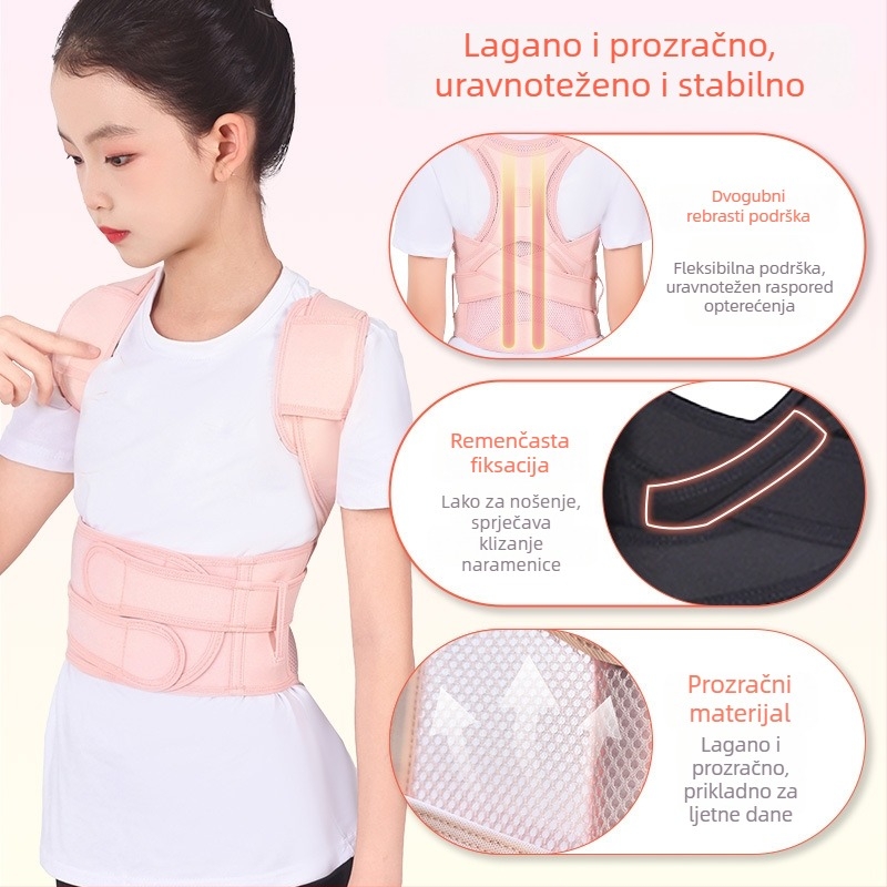 U Protection Y-14 – dječji korektor držanja, prozračna potpora leđa, certificirano GB8401