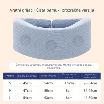 Ovratnik za vrat za kućnu upotrebu s trakcionom, podrška cervikalnoj kralježnici, zaštita vrata (Brand: Zhuo chen, Model: neck brace)