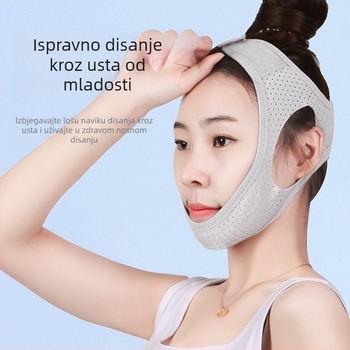 Uređaj protiv hrkanja s trokutičnim remenom, potopni materijal, samoogrijavajući, za glavu, zdravstveni masažer