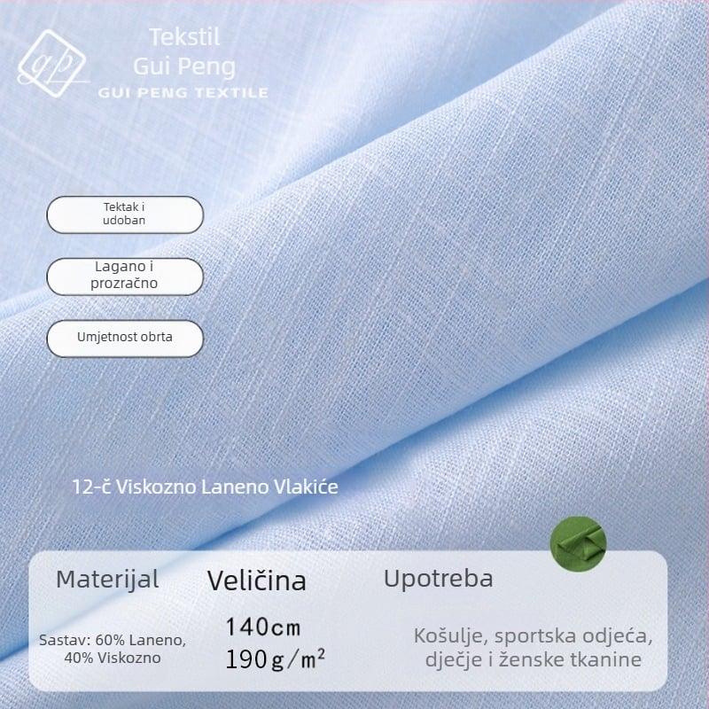 Tkanina za košulju i haljinu – 100% pamuk, 40s pređa, visoka gustoća, geometrijski žakard