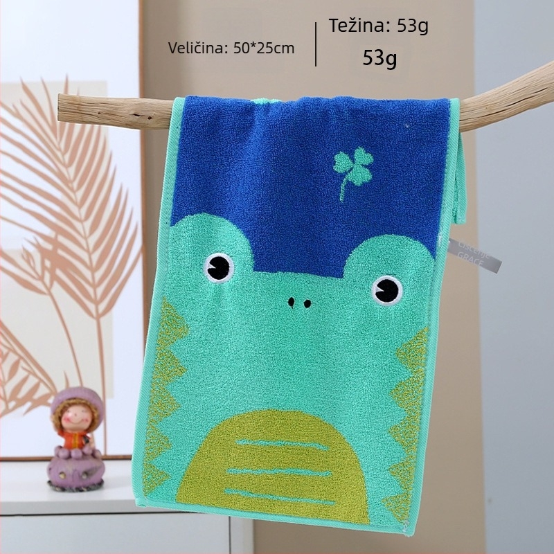 Grace dječji ručnik za lice i kupanje, 100% pamuk, jacquard/plain tkanina, 32s pređa, 50–80 g