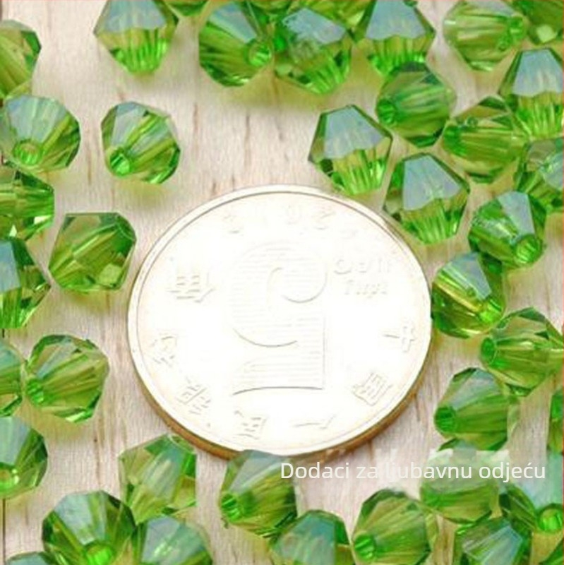 Labave perle od plastike/smole, proces bojenja, marka Aomiao, prirodni stil