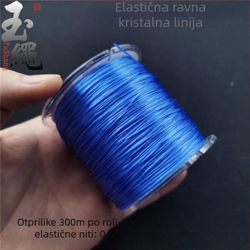 Narukvica od ahata sa spandex elastikom, ravna žica, strojno uvijanje, Jade rope marka