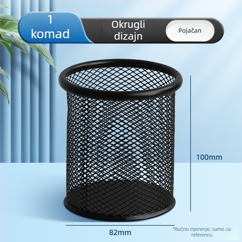 Excellent metalni držač za pero – višenamjenski stolni organizator za uredske potrepštine