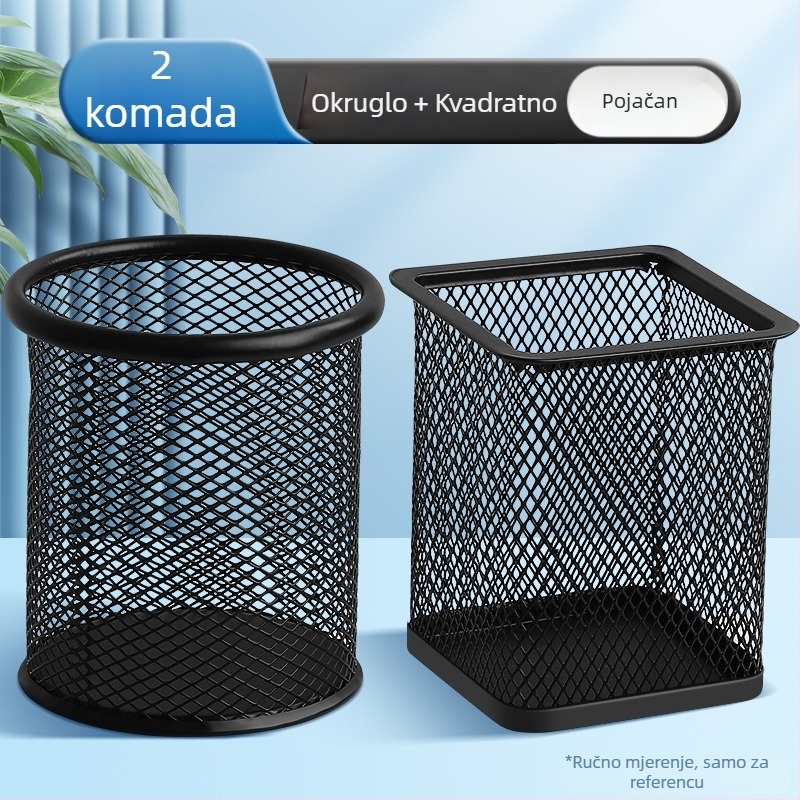 Excellent metalni držač za pero – višenamjenski stolni organizator za uredske potrepštine