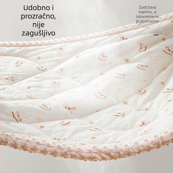 Dječji zimski debeli pamučni prekrivač za dremanje u vrtiću, 3–12 godina, 500–800 g