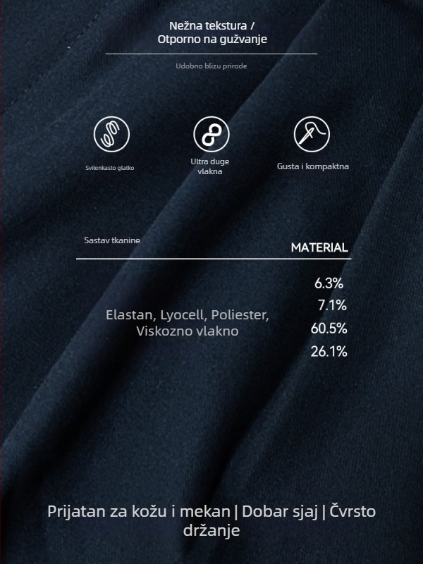 Casual hlače, unisex, tapered kroj, srednji pojas, 60% poliester