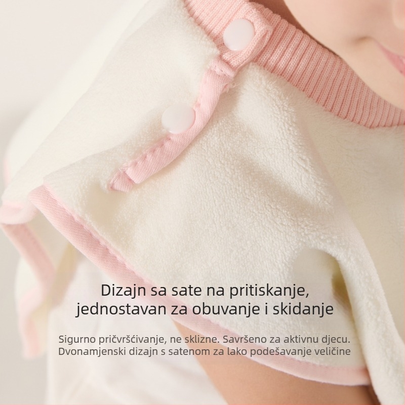 Drizzle Dječja krpa za pranje lica i zuba s vodootpornom bavom – Višestruki ručnik (poliestr, 150d, ravno pletenje, 80–100 g)