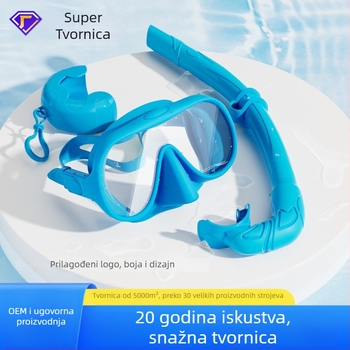 Set potapljačke maske i šnorkla od silikona, anti-fog, ZMZDIVE