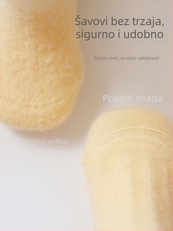 Novorođene najlonske čarape s dugim cijevima, debeli karikaturni uzorak