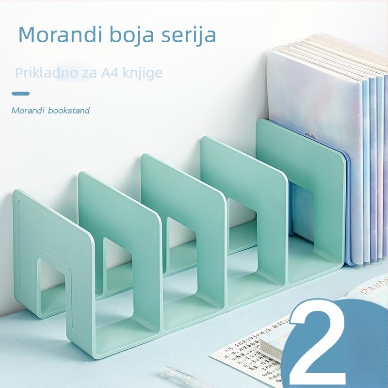 Hongfa 823 Plastični stolni držač za knjige s razdjelnom pregradom - Model 823, Materijal: Plastika, Neto masa: 320 g, Pakiranje: 72/30