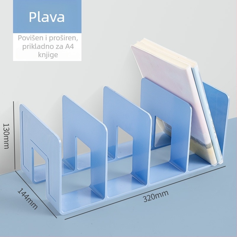 Hongfa 823 Plastični stolni držač za knjige s razdjelnom pregradom - Model 823, Materijal: Plastika, Neto masa: 320 g, Pakiranje: 72/30
