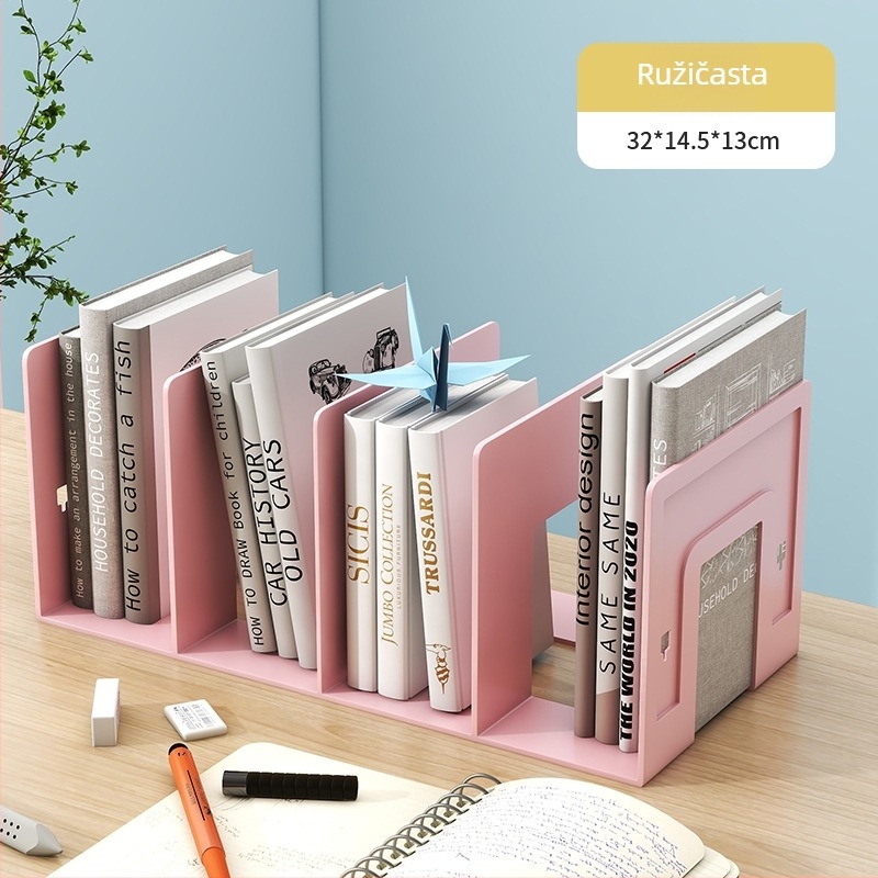 Hongfa 823 Plastični stolni držač za knjige s razdjelnom pregradom - Model 823, Materijal: Plastika, Neto masa: 320 g, Pakiranje: 72/30