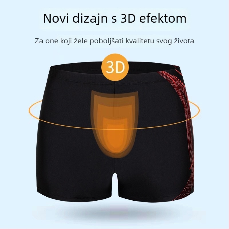 Autonomy Muške Plivačke Bokserice S Printom – Za Plivanje I Hodanje Uz Vodu, Poliester 85%, Podstava Poliester, Stil Briefs