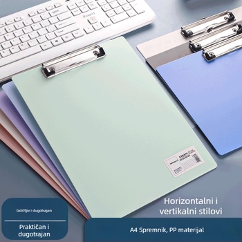 Klip za ploču A4 – plastični klip, PP materijal, model 5316/5317, debljina ploče 1,5 mm, pogodan za papir A3