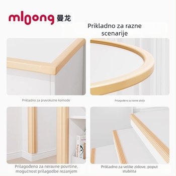 Manlong zaštitne trake za dječje kutove, zaštita kutova zidova i namještaja, kućna uporaba, pakiranja 4/8/10/16/20/50/100