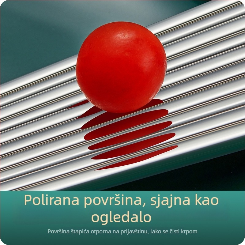 Štapići za jelo od 316 nehrđajućeg čelika, kvadratni i dugi, protuklizni, otporni na plijesan, s crtanim uzorkom, kućanski pribor