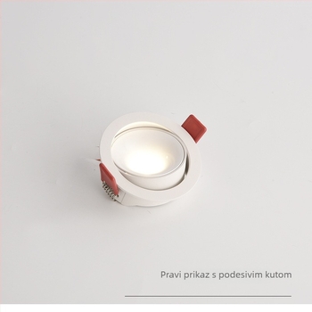 Pinton ultra-tanki LED downlight s aluminijskim kućištem, ugrađena stropna svjetiljka, 220V, CRI ≥ 90