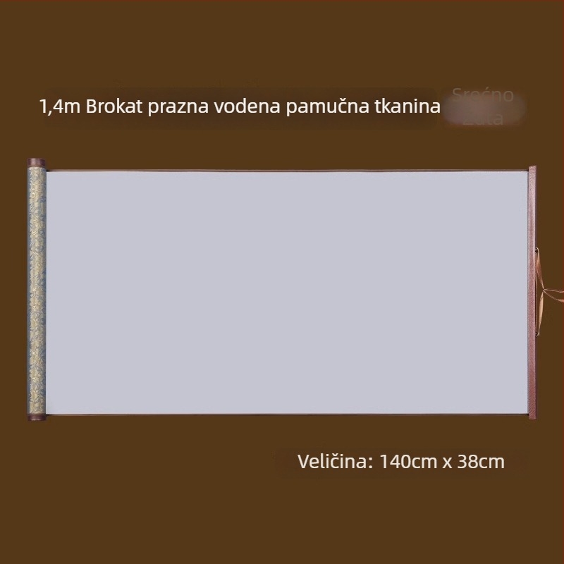 Tan yixuan Plat za vodno pisanje za kaligrafiju i vježbanje četkicom, mreža u obliku riže, brokat dizajn, perivo