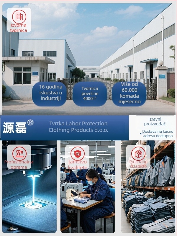 Zimska radna jakna od 100% pamuka, otporna na habanje i prljavštinu, s odvojivim fleece podšitkom, za zavarivače i radnike logistike