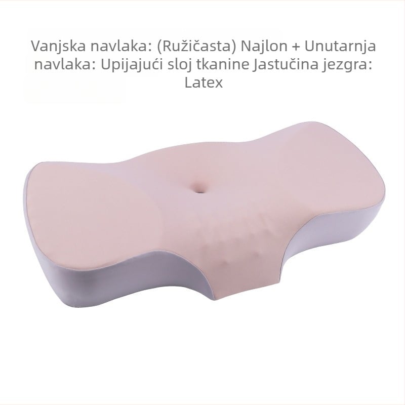 Steano latex jastuk s oblikom leptira, prirodni lateks >90%, prilagodljiva obrada, pogodan za sve sezone za odrasle