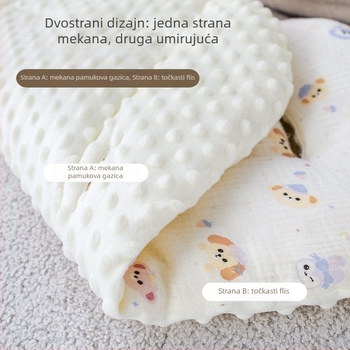 Podloga za kolica – pamukasti jastuk s dizajnom crtani film, sve sezone, za djecu 1–3 godine