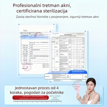 Jednokratna igla za akne od nehrđajućeg čelika, za komedone i crne točkice (izuzetno tanka)