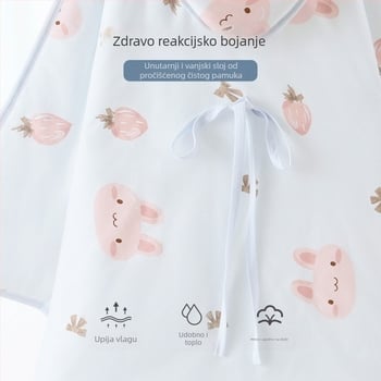Deka za novorođenče u porodni odjel, debela pamucna deka s poliesterom, uzorak životinja, za proljeće, jesen i zimu