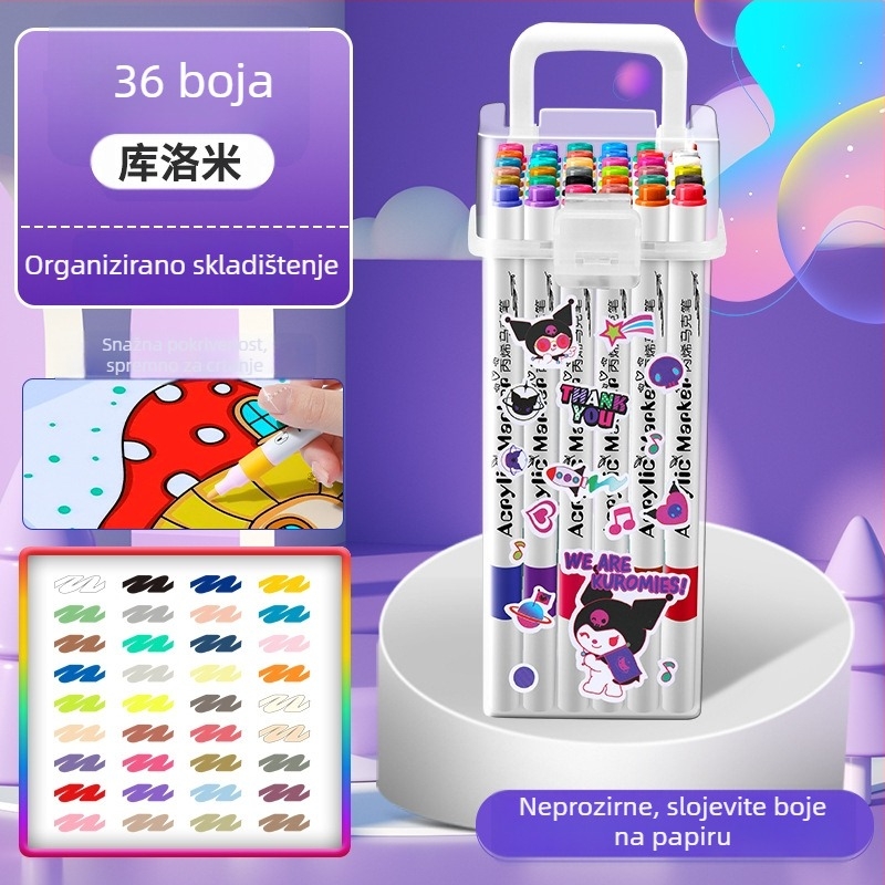 Akril marker za djecu — vodootporan, za pranje, DIY akvarel marker