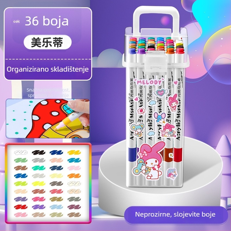 Akril marker za djecu — vodootporan, za pranje, DIY akvarel marker