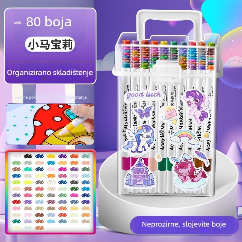 Akril marker za djecu — vodootporan, za pranje, DIY akvarel marker