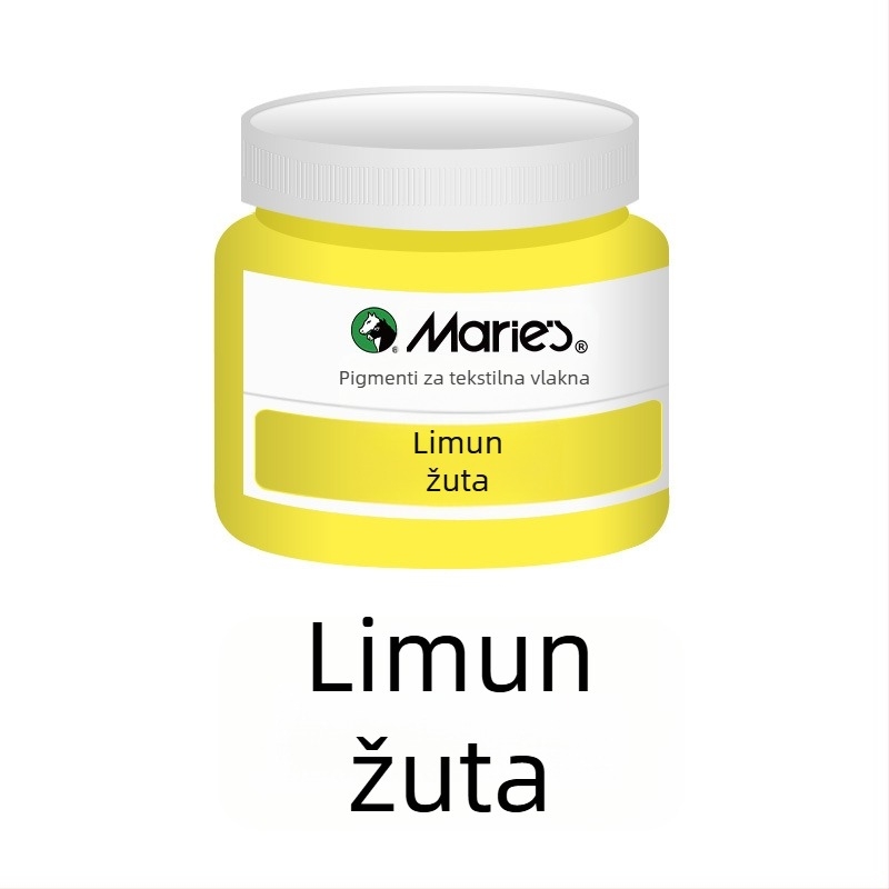 Tekstilna pigmentna boja s biljnim pigmentima – 50 ml po bočici, vodootporna, otporna na izblijedivanje