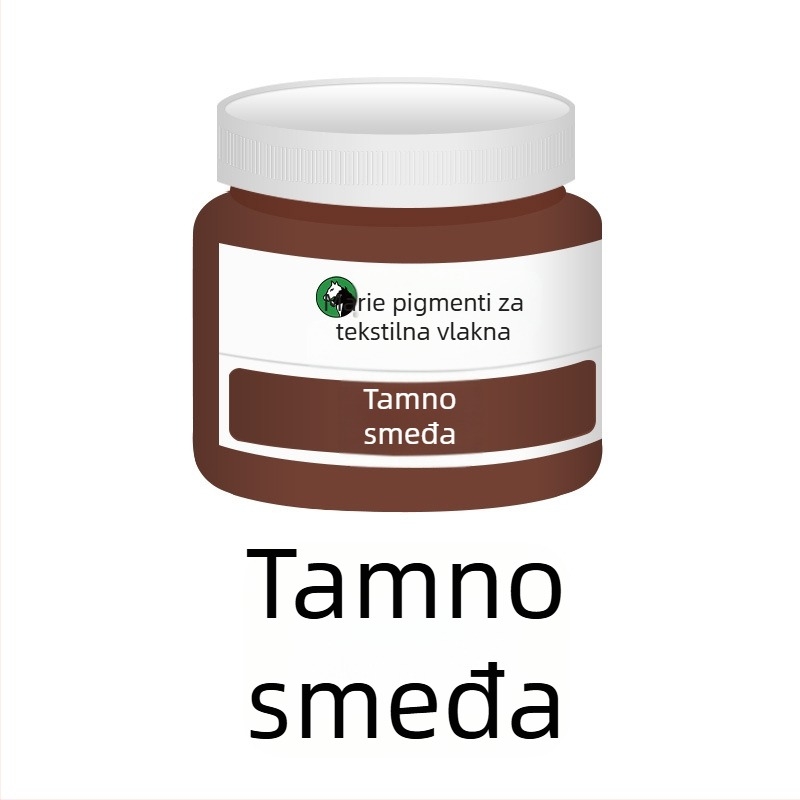 Tekstilna pigmentna boja s biljnim pigmentima – 50 ml po bočici, vodootporna, otporna na izblijedivanje