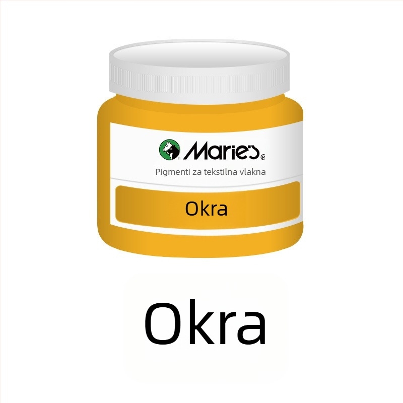 Tekstilna pigmentna boja s biljnim pigmentima – 50 ml po bočici, vodootporna, otporna na izblijedivanje