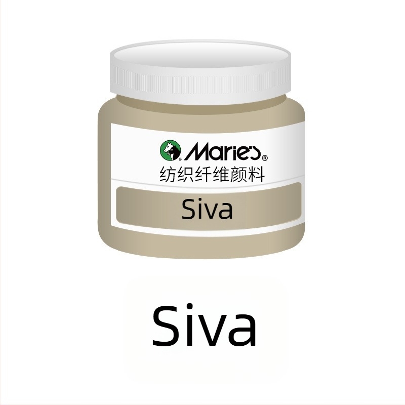 Tekstilna pigmentna boja s biljnim pigmentima – 50 ml po bočici, vodootporna, otporna na izblijedivanje