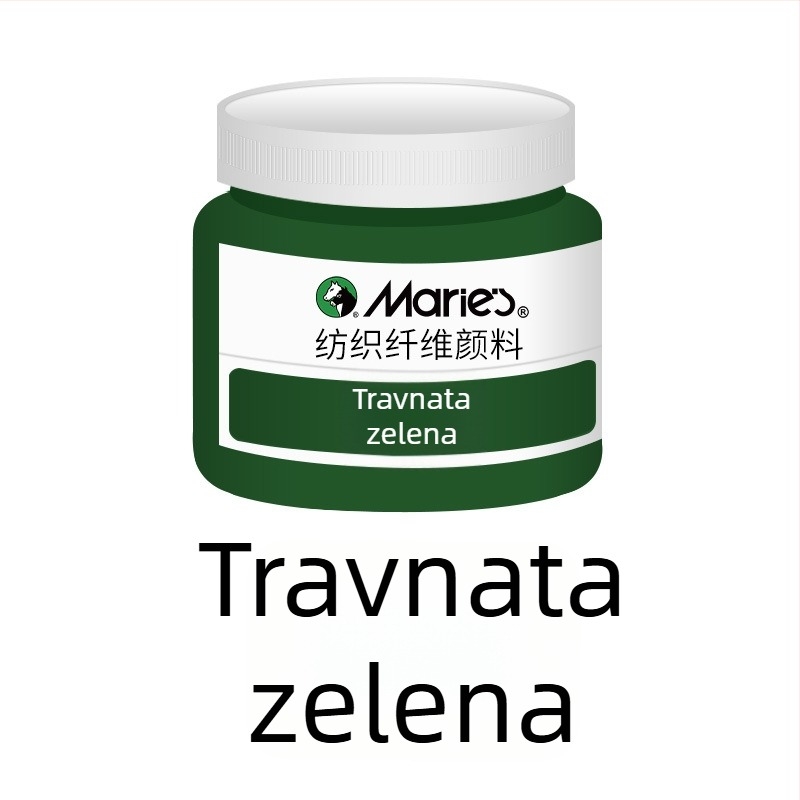 Tekstilna pigmentna boja s biljnim pigmentima – 50 ml po bočici, vodootporna, otporna na izblijedivanje