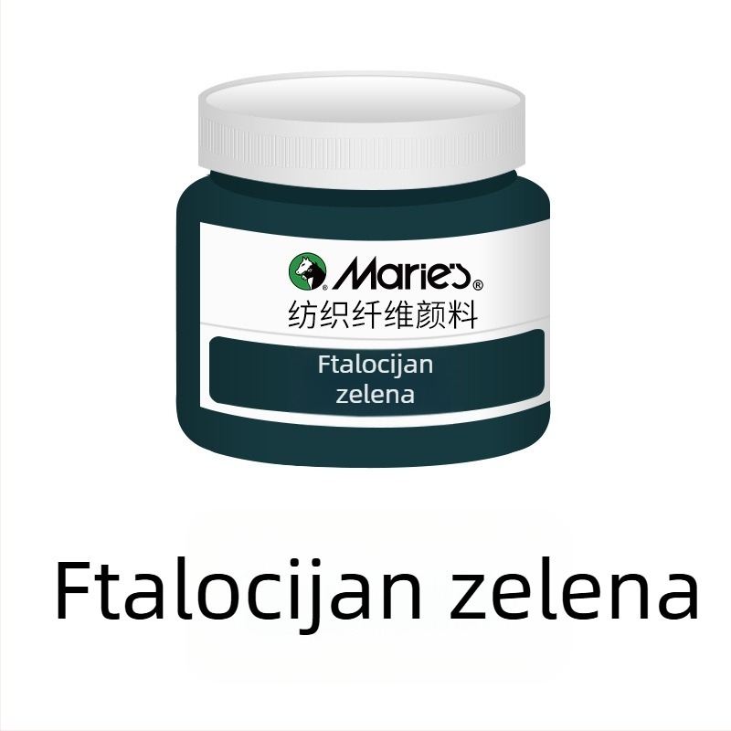 Tekstilna pigmentna boja s biljnim pigmentima – 50 ml po bočici, vodootporna, otporna na izblijedivanje