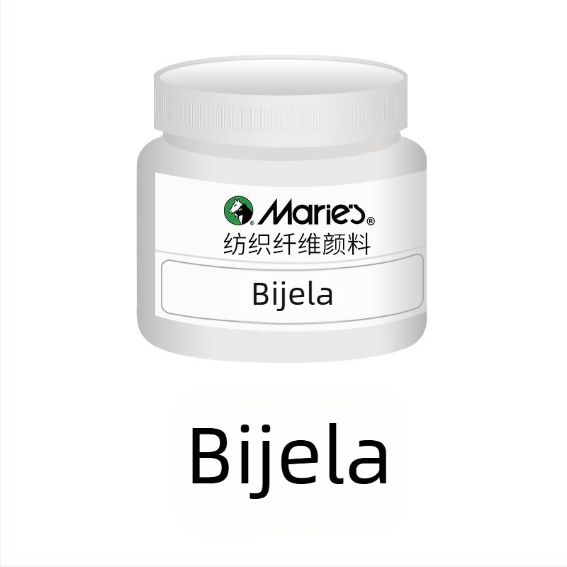 Tekstilna pigmentna boja s biljnim pigmentima – 50 ml po bočici, vodootporna, otporna na izblijedivanje