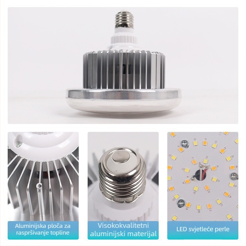 Fotografska rasvjeta za dopunjavanje s E27, 45–100W, podešiva temperatura boje 2500K–9900K, 220V, model 000504